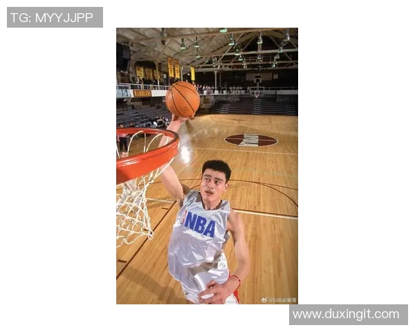 姚明手握篮球展现巨人风范与运动精神的完美结合 姚明手握篮球展现巨人风范与运动精神的完美结合